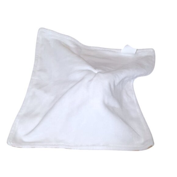 2022 Modern Baby Giraffe Pacifier Loop Baby Security Lovey Blanket 12" X 12" - Picture 5 of 6